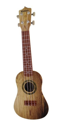 Imagen 2 de 10 de Ukelele Guitarra Infantil Juguete Diseño Retro Con Correa Ed