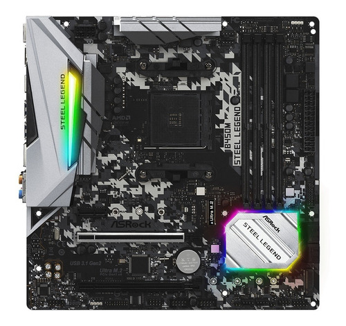Tarjeta Madre Asrock B450m Steel Legend