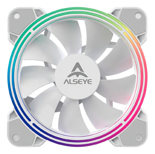 Ventoinha Alseye Halo H4.0, Argb, 120mm, Branco Led Argb