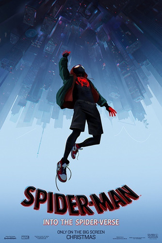 Spiderman Verse Poster Del Película Animada