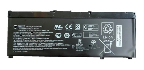 Batería Sr04xl Para Laptop Hp ® 15.4v 70wh 4550mah