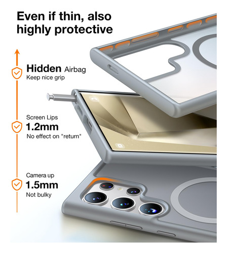 Funda De Teléfono Torras Magnética A Prueba De Golpes Para S