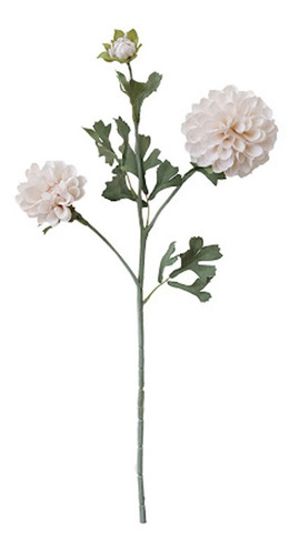 Haste Em Plástico Brilliance Dália 63cm Branca