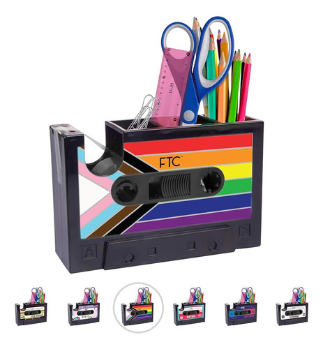 Ftc Fun Cassette Tape Dispenser - Soporte De Suministros De 