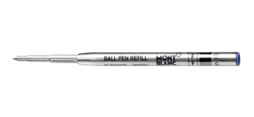 Mont Blanc Ball Pen Refill Azul X2 M Cartuchos Medium
