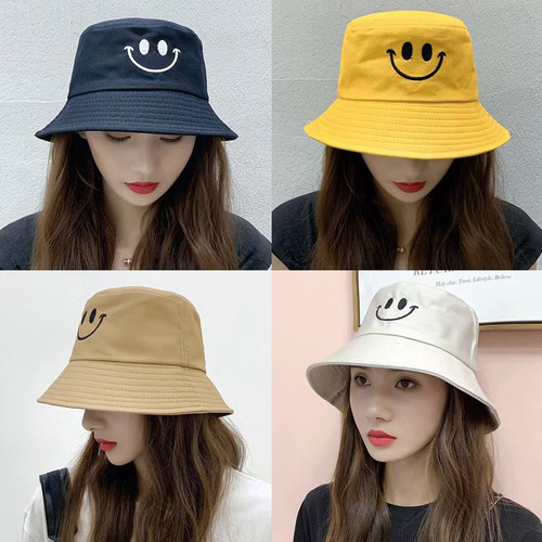 Gorro Unisex De Algodón De Doble Cara Corduroy Smile Para Mu
