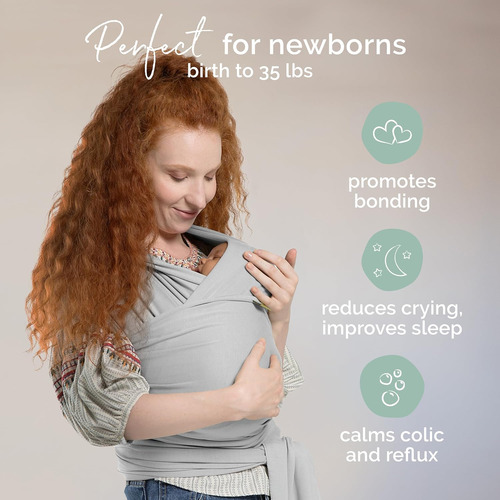 Portabebes Boba Wrap - Eslinga Elastica Original For Beb...