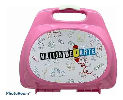 Imagen 2 de 7 de Valija De Arte Cofre Combo Kit Escolar A25 Jardin Primario