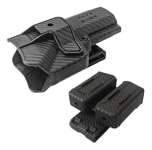 Funda Pistolera Nivel2 Bersa Protx Porta Cargador Doble Univ