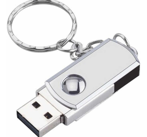 Pendrive Llavero Metálico Giratorio 8gb Usb 2.0