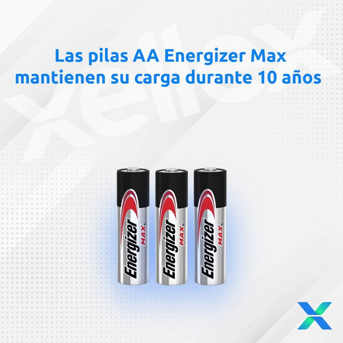Pilas AA Energizer MAX E91 Alcalina - Blister 4 Unidades