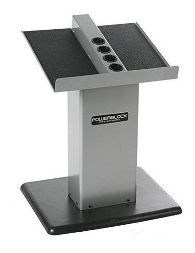 Powerblock Soporte Para Apilar Pesas Grande Color Plateado