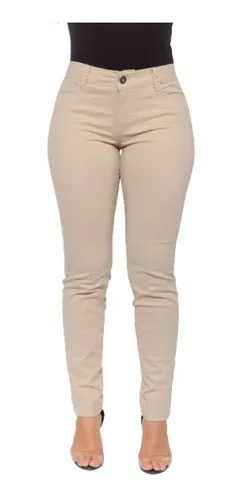 Calça sarja sales feminina bege