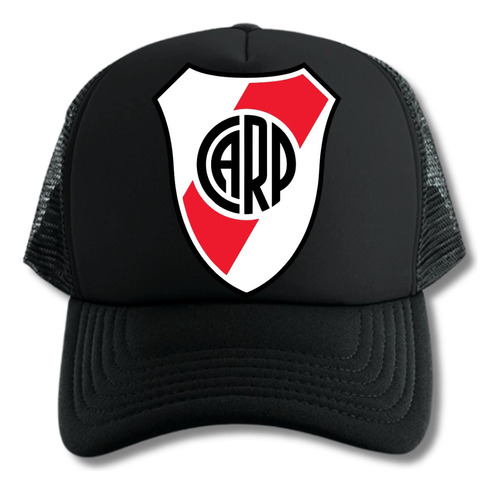 Gorra Trucker River Plate Argentina Serie Black And White