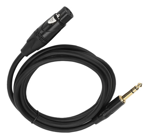 Cable Para Microfono De Xlr Hembra A Plug Trs De 1 Metro