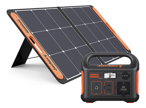 Kit Panel Solar Estacion De Energia Portatil Jackery Camping