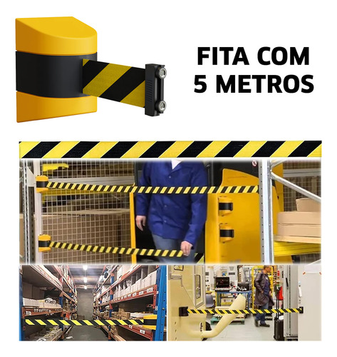 20 X Cassete Com Encaixe Magnético Imã Fita Zebrada 5 Metros