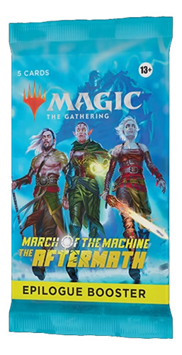 Magic Epilogue Booster X 5 Cartas - March Of The Machine: The Aftermath, De Wizards Wizards. Editorial Wizards, Tapa Blanda, Edición 1 En Inglés