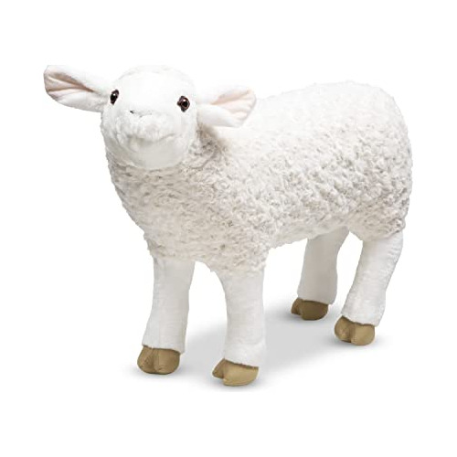 Peluche De Peluche Melissa&doug Con Forma De Oveja, Enorme,