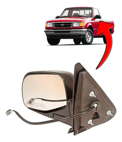 Espejo Izquierdo Electric Para Ford Ranger Arg 2.3 1999-03