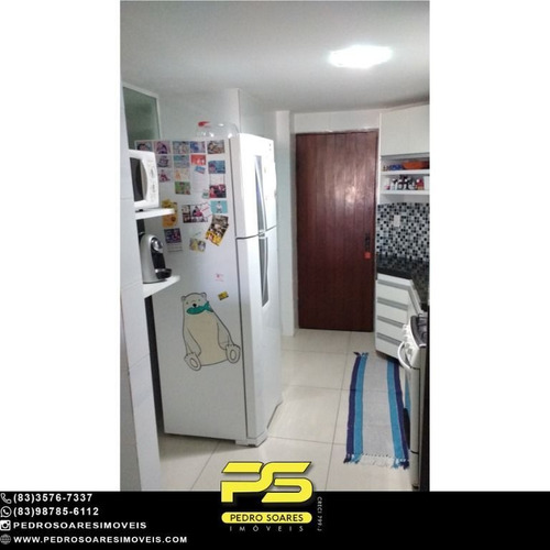 Imagem 3 de 15 de (projetados) Apartamento Com 3 Dormitórios À Venda, 114 M² Por R$ 500.000 - Bessa - João Pessoa/pb - Ap5371