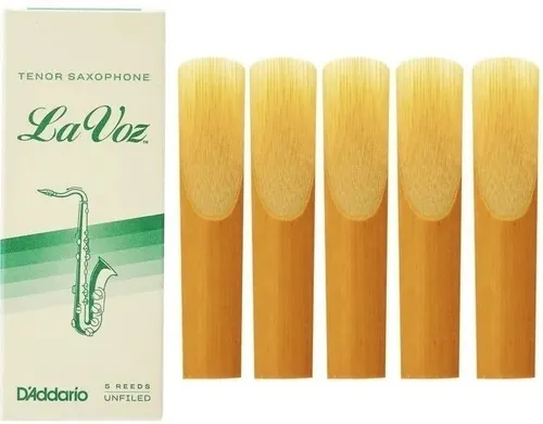 Caixa C/ 5 Palhetas D'addario La Voz Para Sax Tenor - Medium