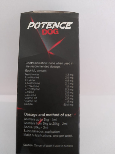 Potence Dog Crescimento E Massa Muscular Mastif Cane Corso