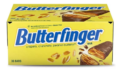 Chocolate Butterfinger Importado Caja 36 Piezas
