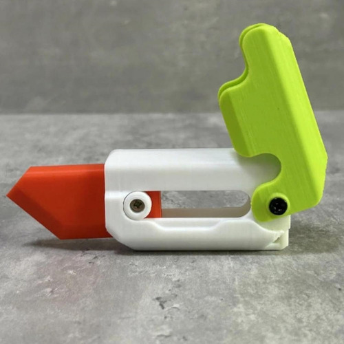 Cuchillos Gravedad 3d Cuchillo Zanahoria Alivio Estrés, 3 Pi