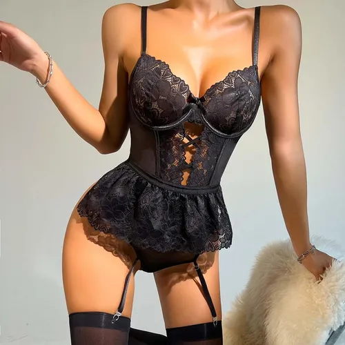 Corset encaje lenceria on sale