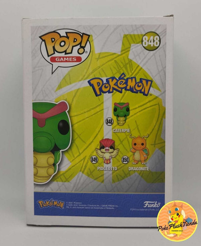 Imagen 3 de 3 de Funko Pokémon Caterpie Original Envío Gratis