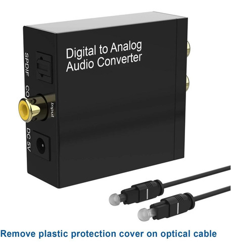 Li 192 Khz De Audio Digital A Analógico Dac Spdif Óptico A L