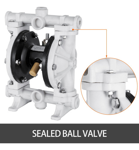 Bomba De Aire Polipropileno Doble Diafragma Gadieca