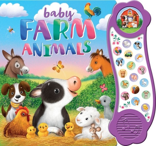 Libro Mega Sounds Baby Farm Animals - Igloobooks