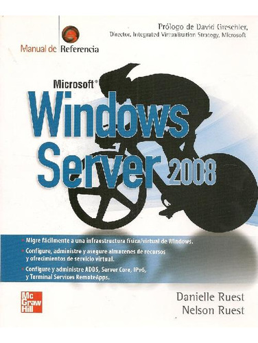 Libro Windows Server 2008 Manual De Referencia De Danielle R