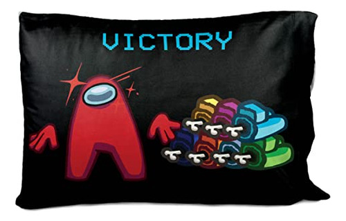 Among Victory 1 Single Reversible Pillowcase - Double-s...