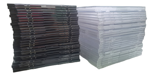Lote De 20 Cajas De Cd Acrílico Slim (Usado)