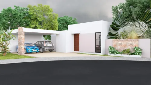 Casa En Venta Merida, Cholul En Privada, Modelo 210, 1 Piso, Entrega Inmediata.