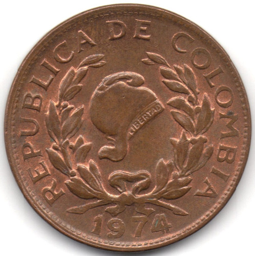 5 Centavos 1974 Doble 4