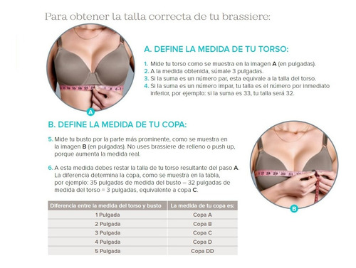 Bra Copa Preformada Con Varilla Espalda Powernet 7819 Berlei