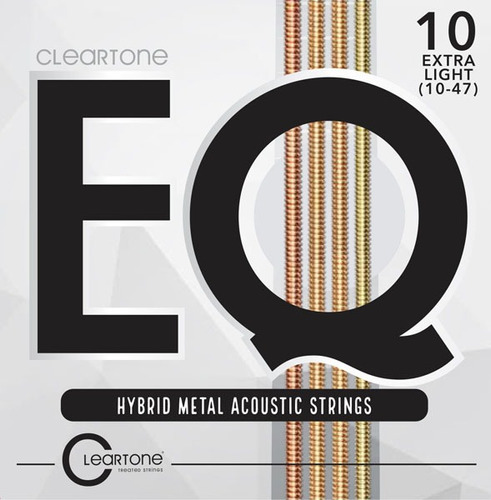 Encordoamento Cleartone 7810 Violão 010-047 Bronze Eq Hybrid
