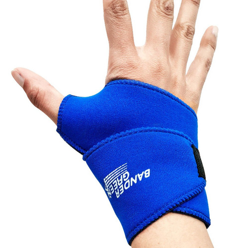 Muñequera Tendinitis Venda Neo Dedo Libre Bander Green Env