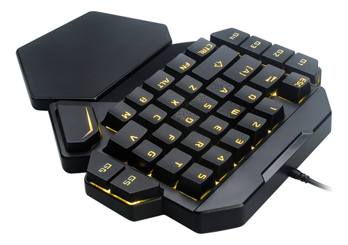 Teclado K50 Com Uma Mão, Mecânico, Com Fio, Rgb, Retroilumin