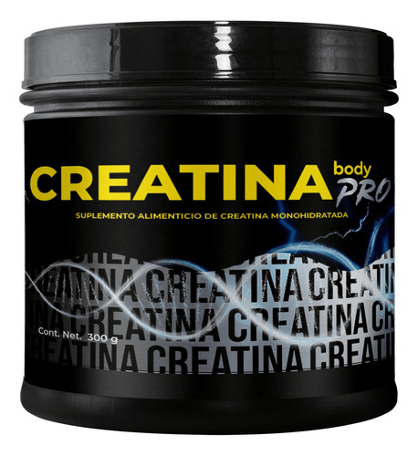 Creatina Body Pro Monohidratada 100% Pura 300gr Sin Sabor