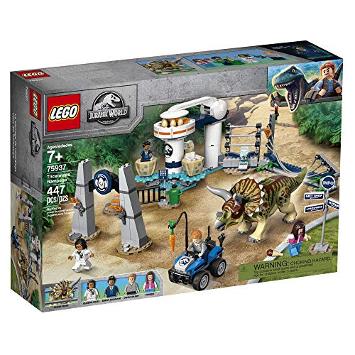 Lego Jurassic World Triceratops Rampage 75937 (447 Peças)