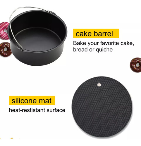 A- Kit De Accesorios De Freidora De Aire De Calidad Fina Ace