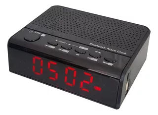 Radio Reloj Despertador Digital Reproductor Usb + Bluetooth!