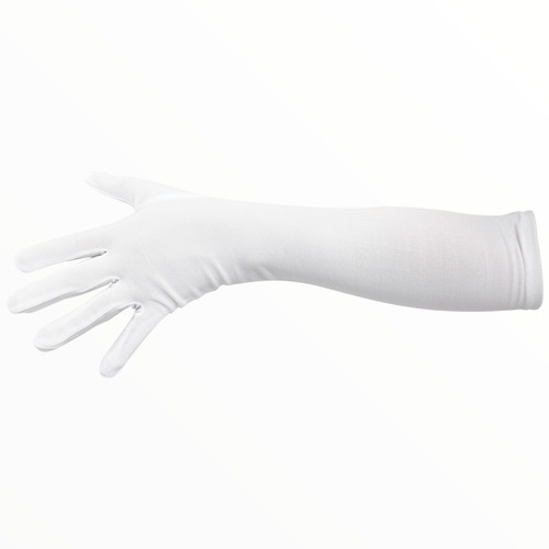 Guantes Blancos Largos Disfraz Para Fiesta