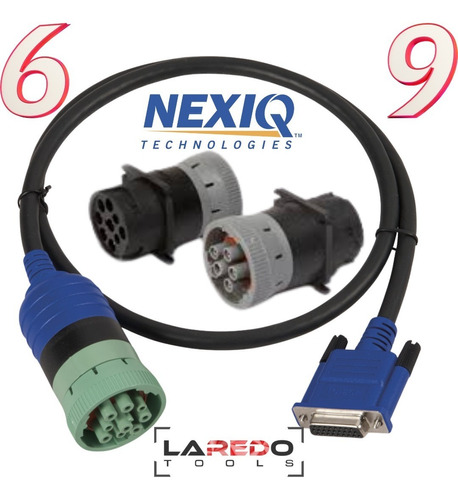 Usb Link Nexiq Cable De 9 Pines Con Seguro Deutsch