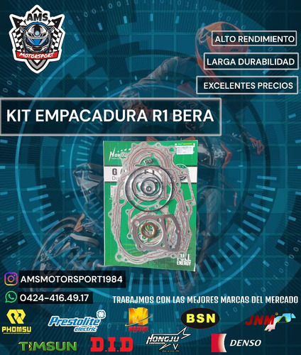 Kit Empacadura R1 Bera